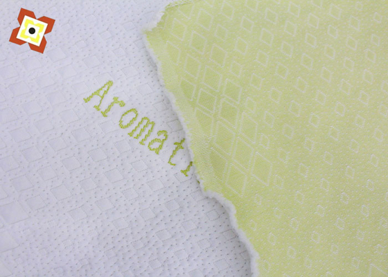 เส้นใยไม้ไผ่ถักอากาศชั้นที่นอนผ้า Jacquard 86 '' Width