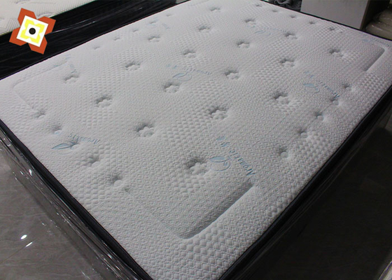 เส้นใยไม้ไผ่ถักอากาศชั้นที่นอนผ้า Jacquard 86 '' Width