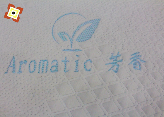 เส้นใยไม้ไผ่ถักอากาศชั้นที่นอนผ้า Jacquard 86 '' Width