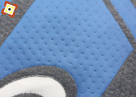 กราฟีนอากาศชั้นที่นอนควิลท์ผ้าใยไผ่ Jacquard กันน้ำลามิเนตหมอนที่นอนผ้า