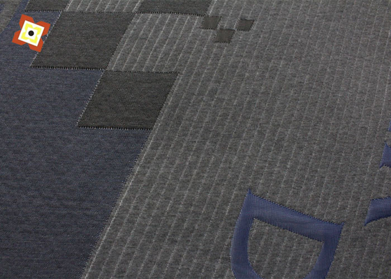 ที่นอนผ้า Jacquard ถัก 90 แกรม โพลีเอสเตอร์ 100% ป้องกันไฟฟ้าสถิตย์
