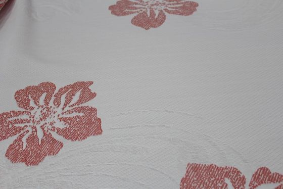 ผ้าถักโพลี Jacquard กันน้ำ 240gsm พร้อมลายดอกไม้