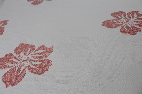 ผ้าถักโพลี Jacquard กันน้ำ 240gsm พร้อมลายดอกไม้