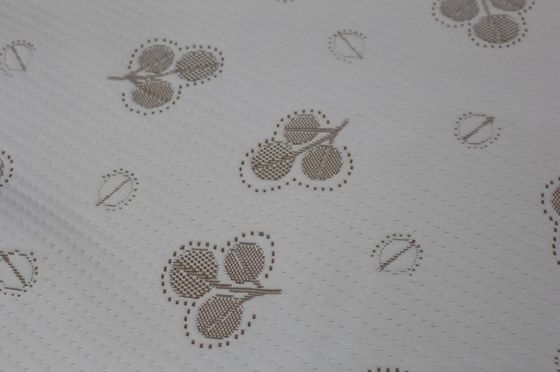 ผ้าถัก Jacquard โพลีเอสเตอร์ 160gsm ระบายอากาศได้สำหรับคลุมที่นอน