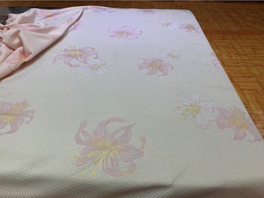 ผ้าถัก Jacquard กันน้ำ 400gsm รีไซเคิลได้รับการรับรอง RoHS