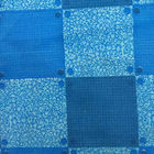 ผ้าโพลีเอสเตอร์กันไรฝุ่นสีฟ้าอ่อนผ้าที่นอน Jacquard 38g / M2