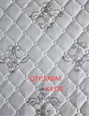 ที่นอน Jacquard กว้าง 2.4 ม. สำหรับเฟอร์นิเจอร์ห้องนอนสีชมพูสีเขียวสีขาว