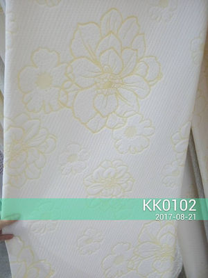 ผ้า Jacquard ถักโพลีเอสเตอร์ 180g / M2 กันน้ำสำหรับที่นอน