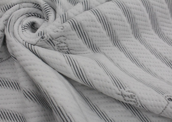 100% ไม้ไผ่ Jacquard ถักผ้าที่นอนหมอนผ้าสิ่งทอที่บ้าน
