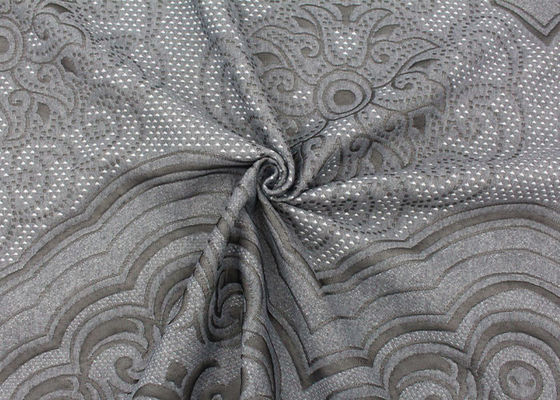 หมอนรองที่นอน Jacquard สองด้านลายรอยัลแพทเทิร์นผ้าระบายอากาศที่เป็นมิตรต่อผิว