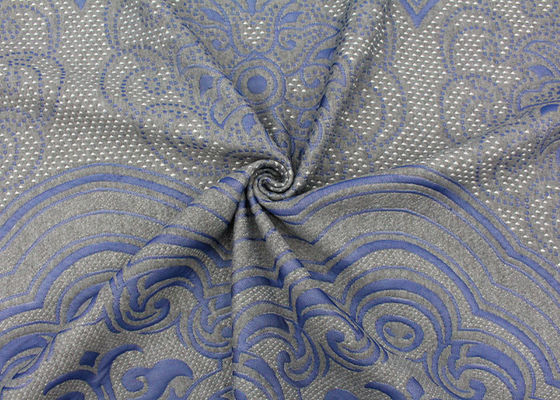 หมอนรองที่นอน Jacquard สองด้านลายรอยัลแพทเทิร์นผ้าระบายอากาศที่เป็นมิตรต่อผิว