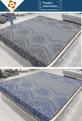 หมอนรองที่นอน Jacquard สองด้านลายรอยัลแพทเทิร์นผ้าระบายอากาศที่เป็นมิตรต่อผิว