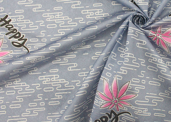 โรงงานขายตรง Warp ถักพิมพ์ที่นอนผ้าโพลีเอสเตอร์ Quilted Fabric