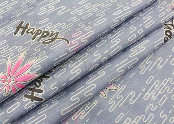 โรงงานขายตรง Warp ถักพิมพ์ที่นอนผ้าโพลีเอสเตอร์ Quilted Fabric