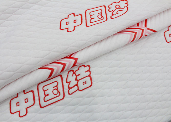 สิ่งทอที่บ้านถักผ้า Jacquard หมอนระบายอากาศที่นอนหมอนผ้า Customized