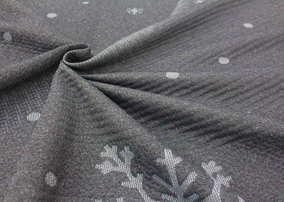 โพลีเอสเตอร์ 100% ดี jacquard ถักที่นอนผ้าลายเกล็ดหิมะ