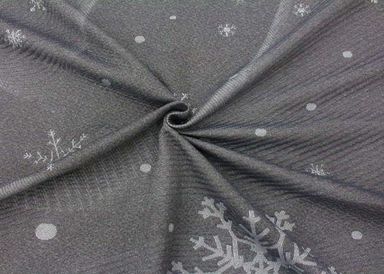 โพลีเอสเตอร์ 100% ดี jacquard ถักที่นอนผ้าลายเกล็ดหิมะ
