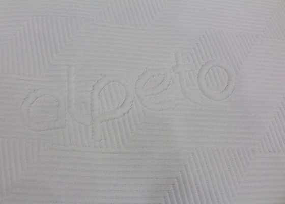 ผ้าบ้าน Jacquard ถักโพลีเอสเตอร์สำหรับผ้าที่นอนถัก