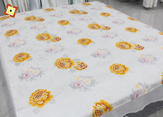 230cm ความกว้างที่นอนควิลท์ผ้าโพลีเอสเตอร์วิปริตถักพิมพ์ Bronzing Frosted